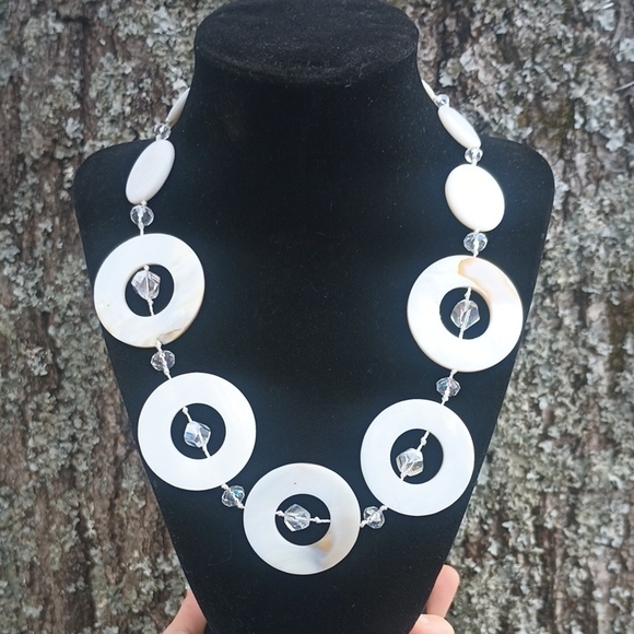 Vintage Jewelry - Vintage Mother Of Pearl Necklace